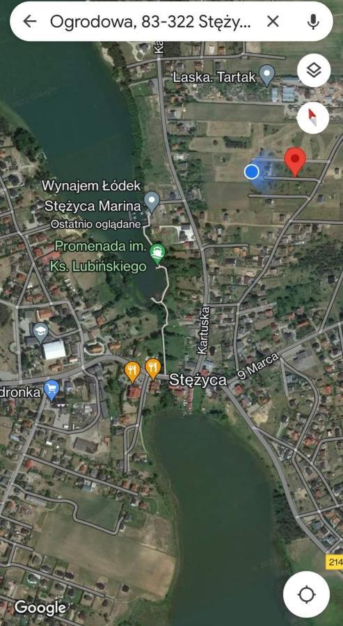 Dom Na Kaszubach "White House" Caloroczny Na Wylacznosc Stężyca Esterno foto